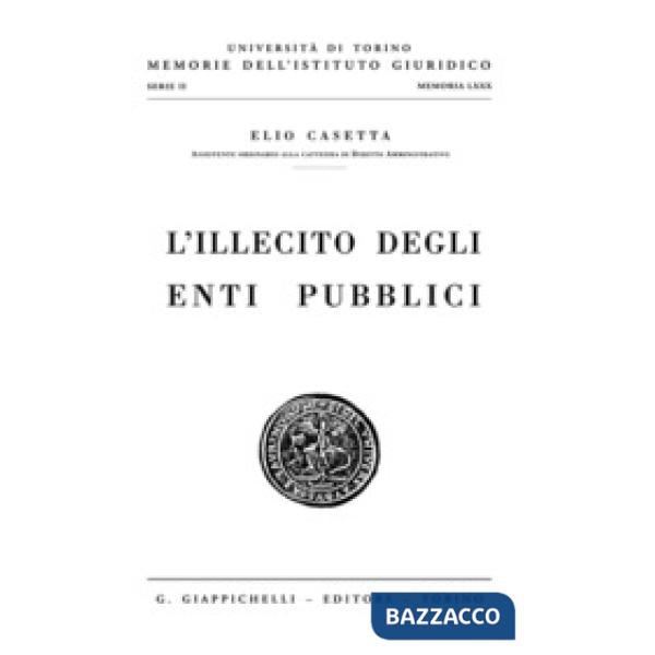 L'illecito degli enti pubblici