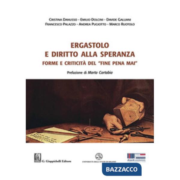 Ergastolo e diritto alla speranza