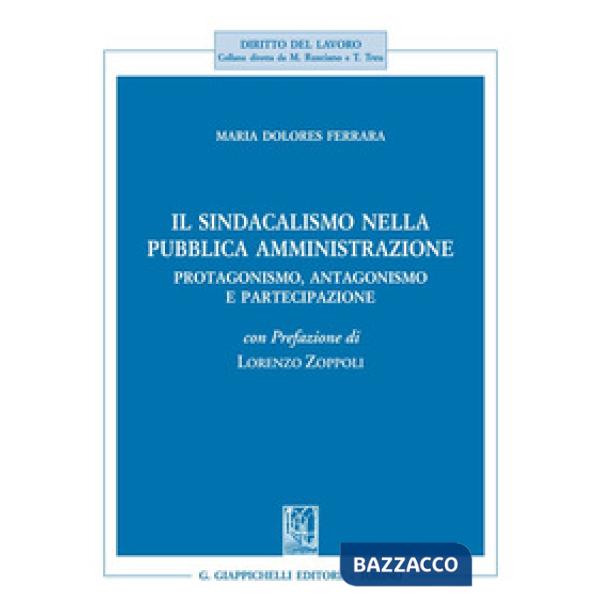 Il sindacalismo nella pubblica amministrazione. Protagonismo, antagonismo e partecipazione