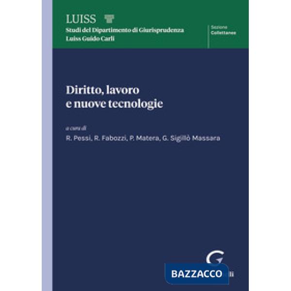Diritto, lavoro e nuove tecnologie