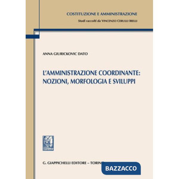 L'amministrazione coordinante: nozioni, morfologia e sviluppi