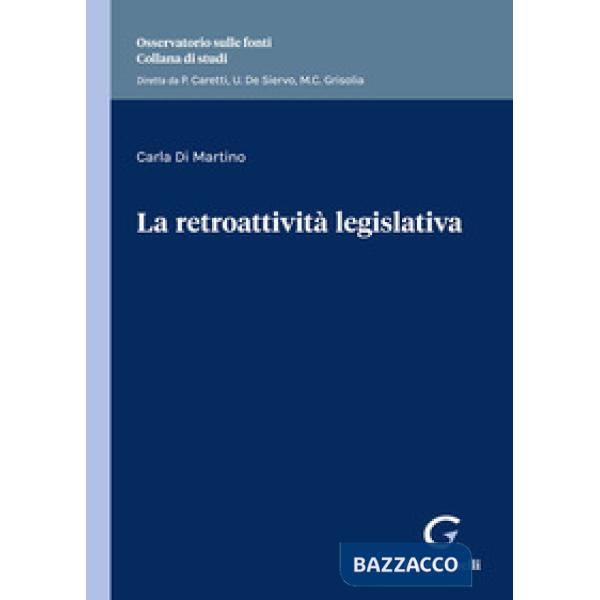 La retroattività legislativa