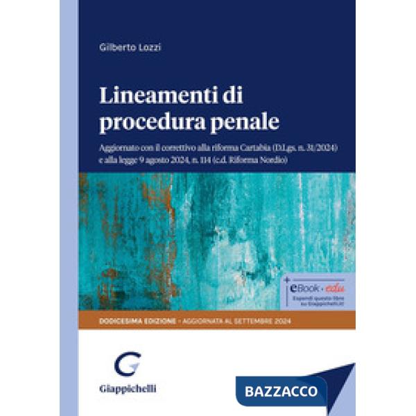 Lineamenti di procedura penale