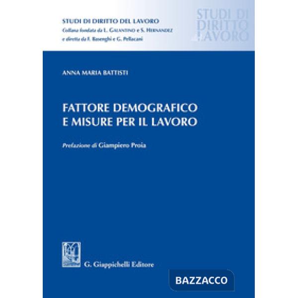 Fattore demografico e misure per il lavoro