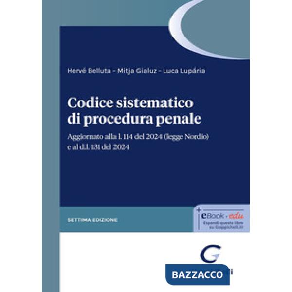 Codice sistematico di procedura penale