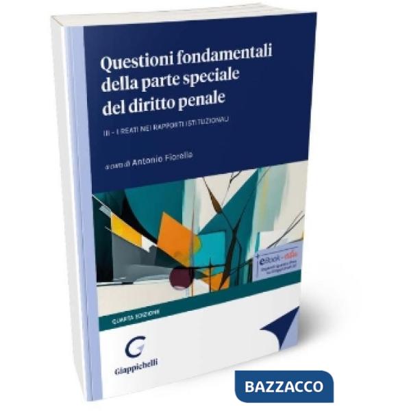 QUESTIONI PARTE SPECIALE DIR. PENALE