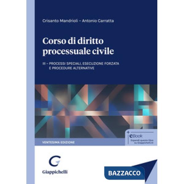 Corso di diritto processuale civile