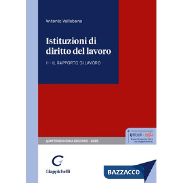 Istituzioni di diritto del lavoro