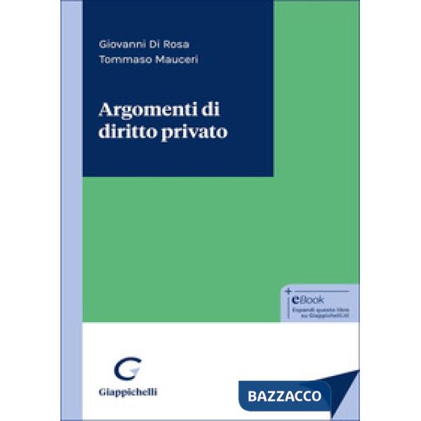 Argomenti di diritto privato