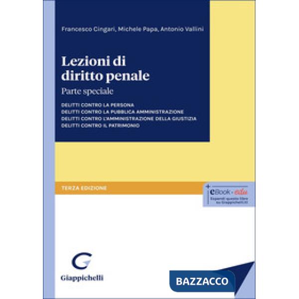 Lezioni di diritto penale