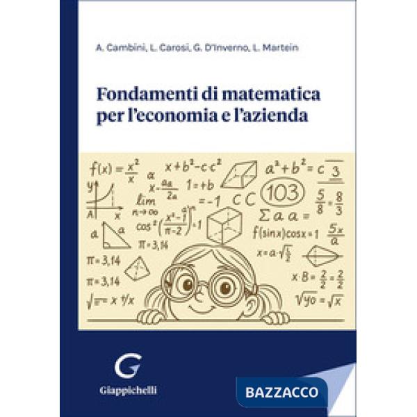 Fondamenti di matematica per l'economia e l'azienda