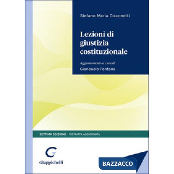 Lezioni di giustizia costituzionale