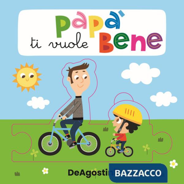 Papà ti voglio bene. Libro puzzle. Ediz. a colori