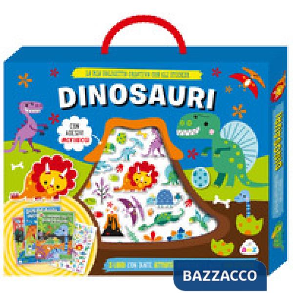 Dinosauri. Valigetta con sticker. Ediz. a colori