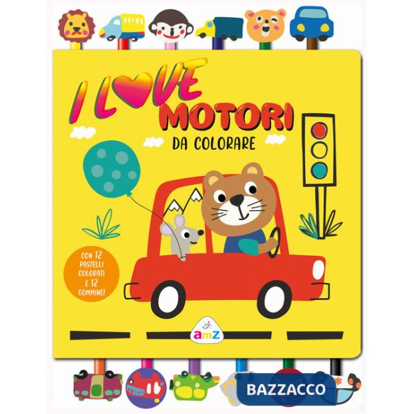 I love motori da colorare. Ediz. illustrata