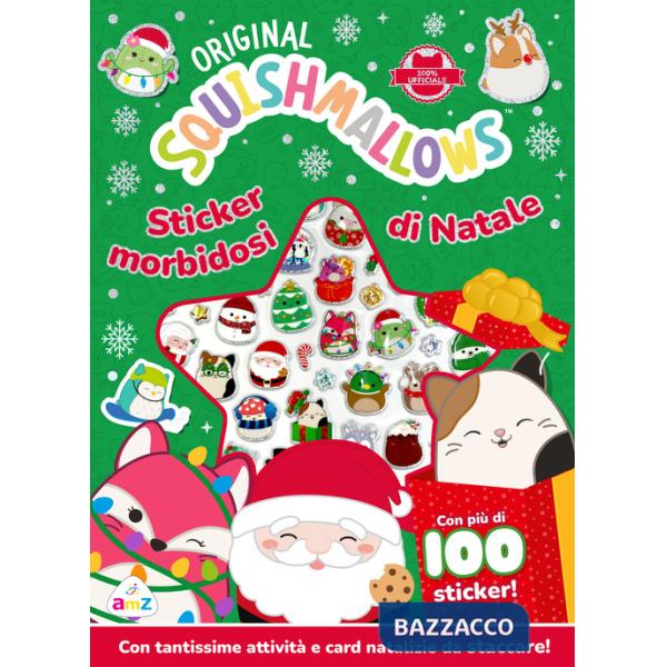 Squishmallows. Sticker morbidosi di Natale. Ediz. a colori. Con 8 cartoncini soft touch