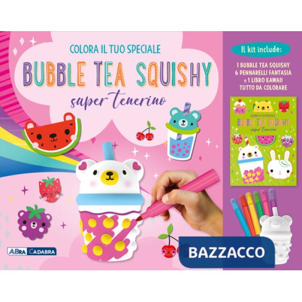 Squishy bubble tea. Ediz. illustrata. Con 6 pennarelli. Con Tazza