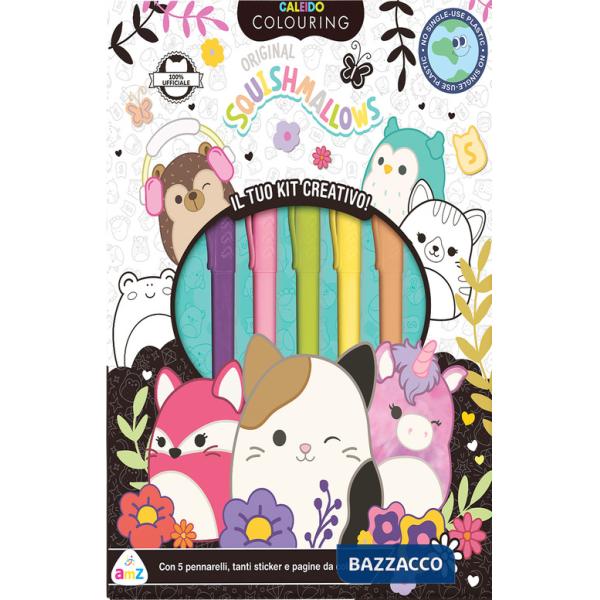Squishmallows. Caleido colouring. Il tuo kit creativo. Ediz. a colori. Con 5 pennarelli. Con Adesivi