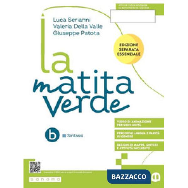 LA MATITA VERDE - SINTASSI - EDIZIONE SEPARATA ESSENZIALE