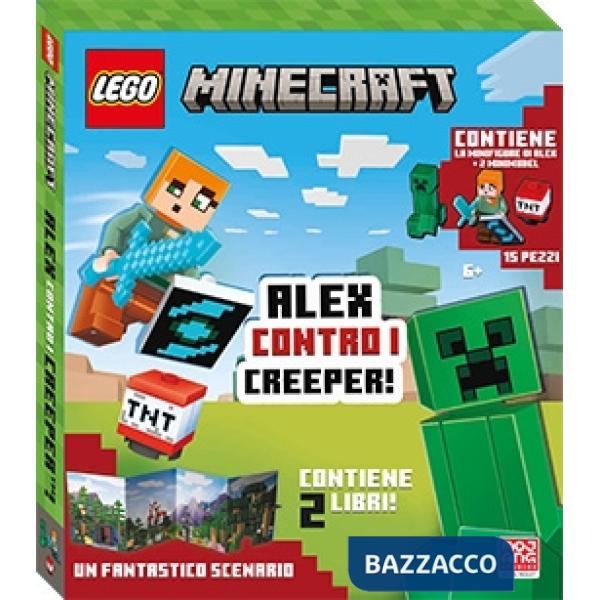 Alex contro i Creeper. Lego minecraft