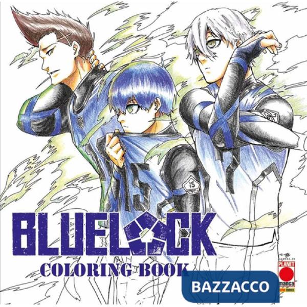 Blue lock. Coloring book