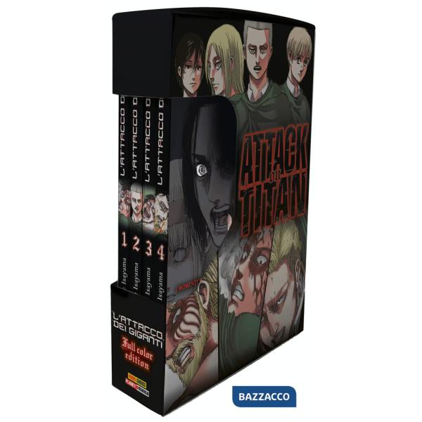 Attacco dei giganti. Full color edition. Cofanetto (L'). Vol. 1-4
