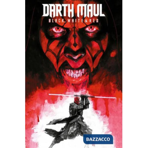 Darth Maul. Black, white & red