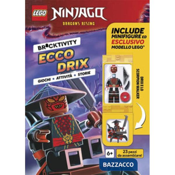 Ecco Drix. Lego Ninjago dragons rising. Con minifigure LEGO®