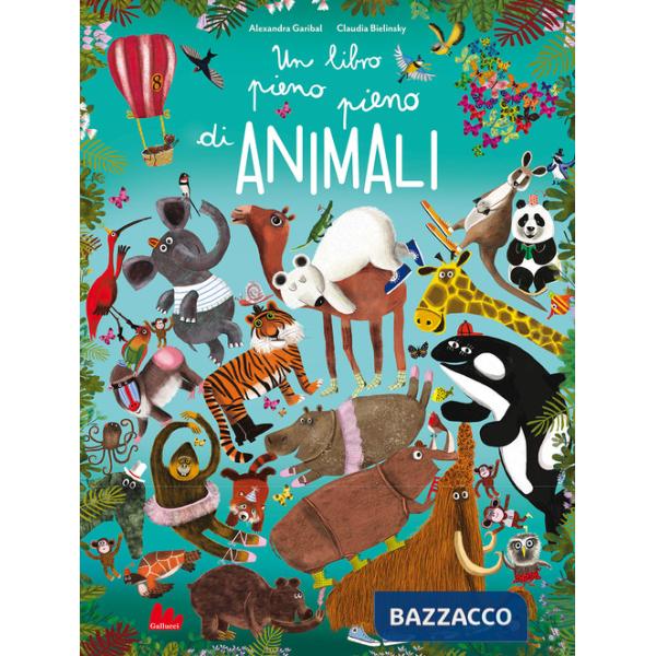 Libro pieno pieno di animali. Ediz. a colori (Un)