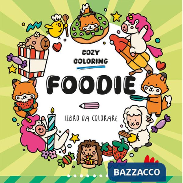 Foodie. Cozy coloring book