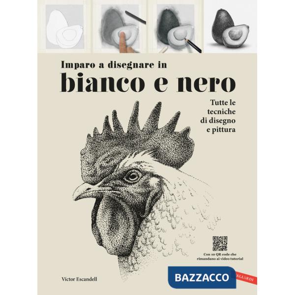 Imparo a disegnare in bianco e nero. Tutte le tecniche di disegno e pittura. Con video tutorial