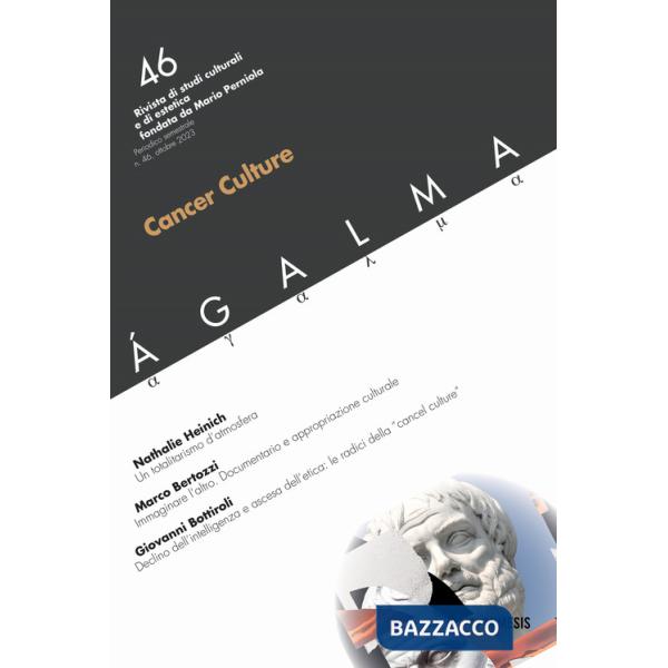 Ágalma. Vol. 46: Cancer culture