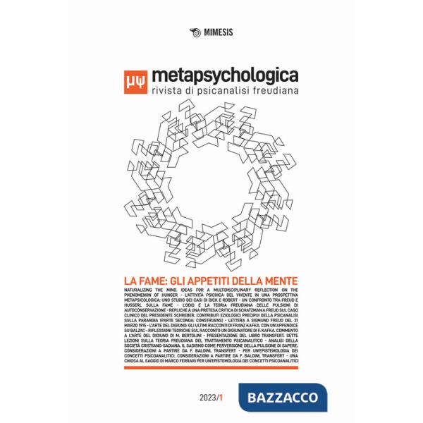 Metapsychologica. Rivista di psicanalisi freudiana (2023). Vol. 1