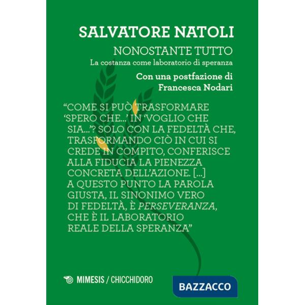 Nonostante tutto. La costanza come laboratorio di speranza