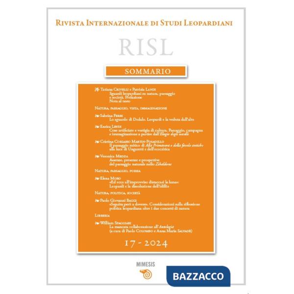 Rivista internazionale di studi leopardiani (2024). Vol. 17