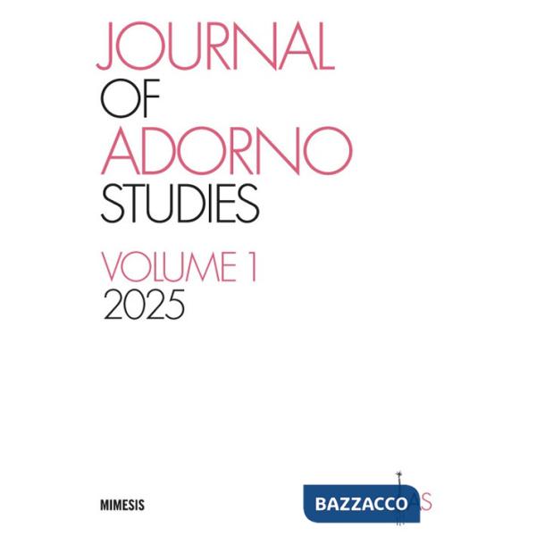 Journal of Adorno studies (2025). Vol. 1