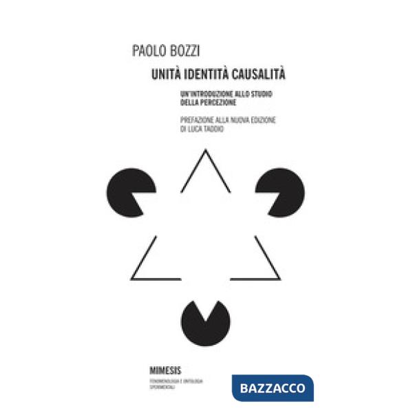 Unità, identità, causalità. Un'introduzione allo studio della percezione