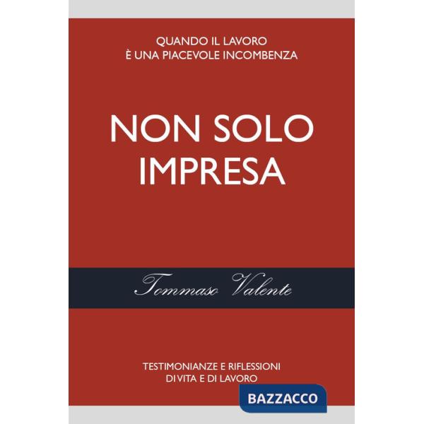 Non solo impresa. Testimonianze e riflessioni di vita e di lavoro