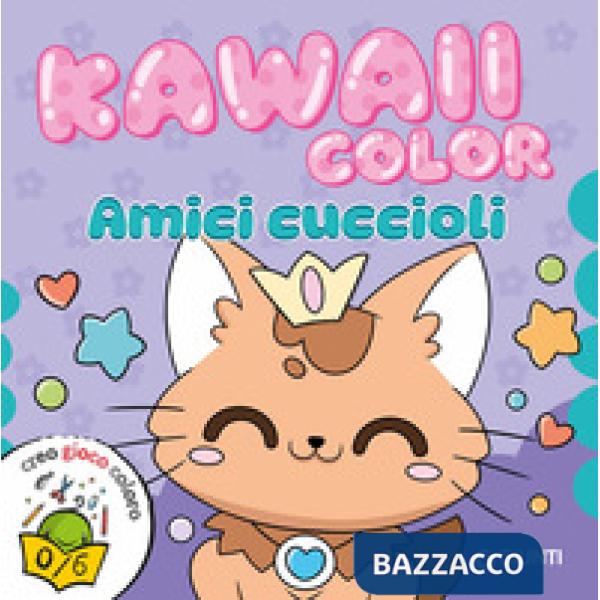 Amici cuccioli. Kawaii color. Ediz. a colori