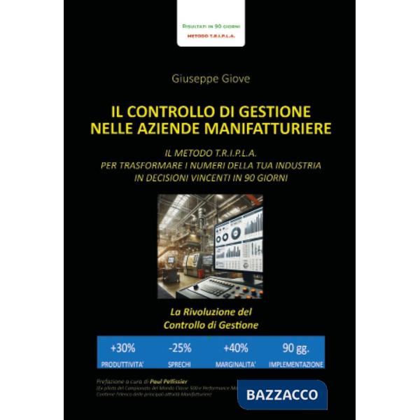 Controllo di gestione nelle aziende manifatturiere (Il)