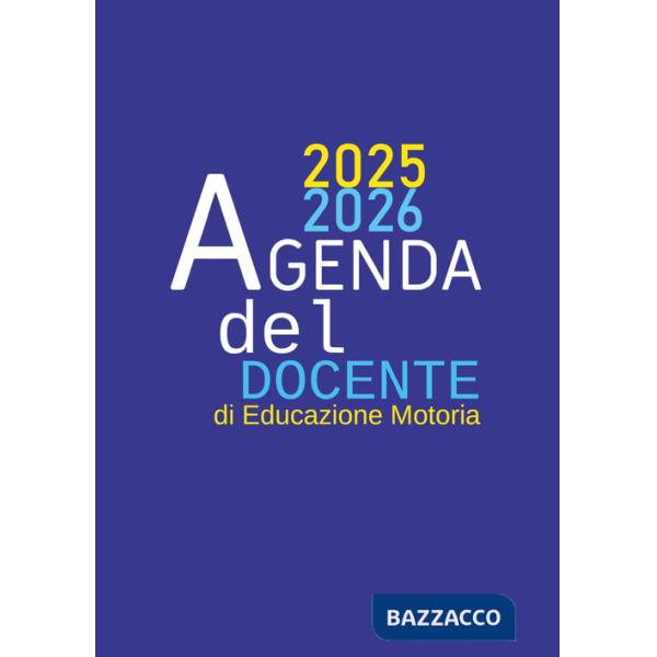 Agenda del docente di educazione motoria 2025/2026