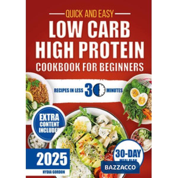 Low carb high protein. Cook book for beginners