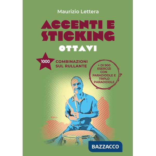 Accenti e sticking. Ottavi. 1000 combinazioni sul rullante