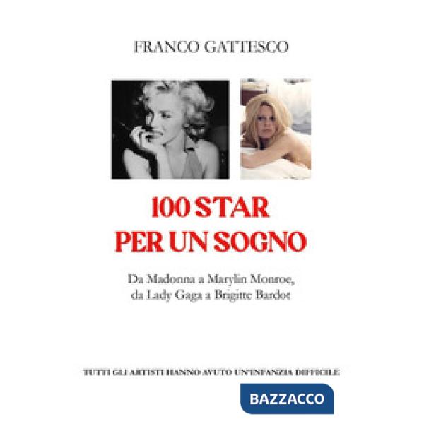 100 star per un sogno. Da Madonna a Marylin Monroe, da Lady Gaga a Brigitte Bardot. Tutti gli artisti hanno avuto un'infanzia di