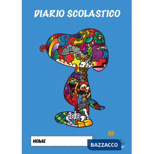 Diario scolastico. Blu cane