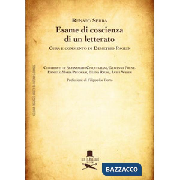 Esame di coscienza di un letterato