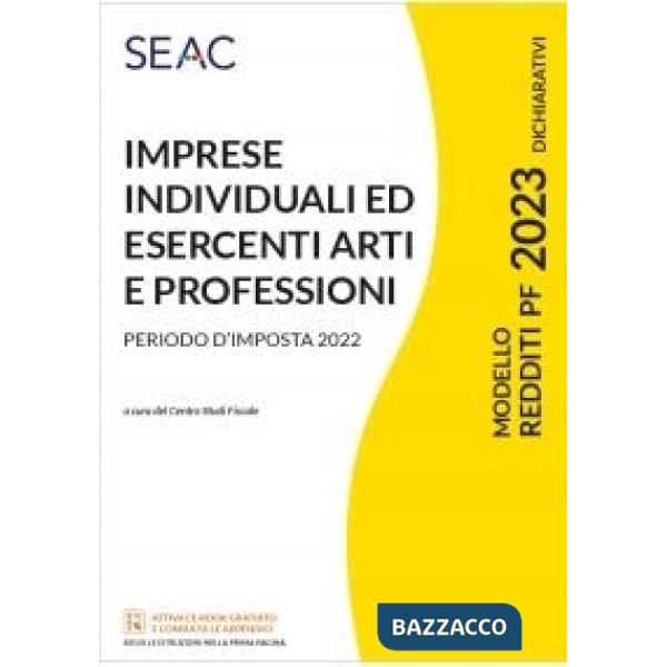 Modello redditi 2023. Imprese individuali ed esercenti arti e professioni