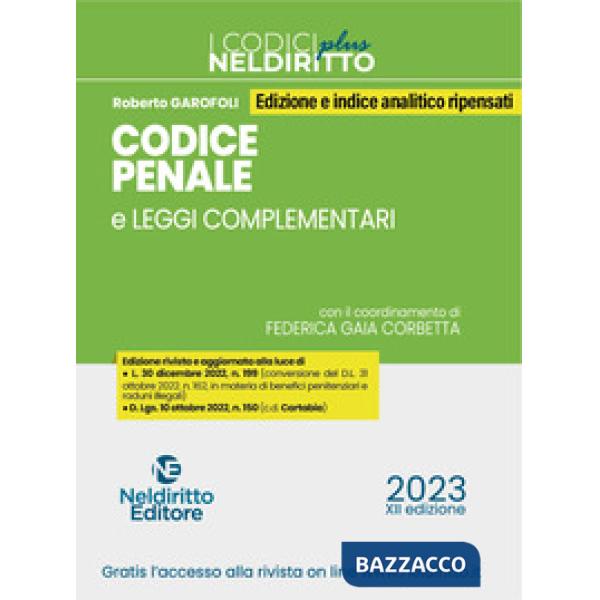 Codice penale e leggi complementari