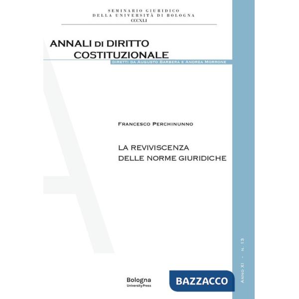 Reviviscenza delle norme giuridiche (La)