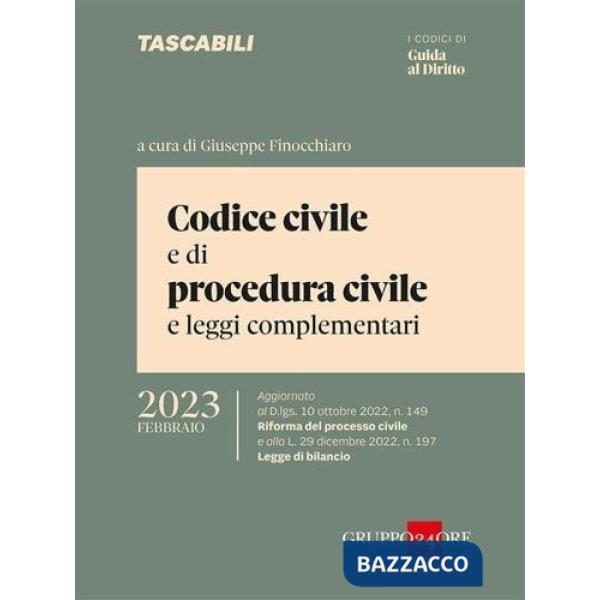 Codice civile e di procedura civile e leggi complementari
